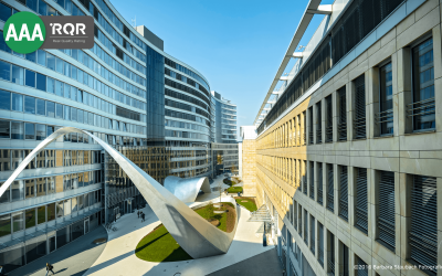 RQR GLOBAL donne un AAA, la plus haute note de son barème, à Die Welle, un complexe de bureaux situé à Francfort.